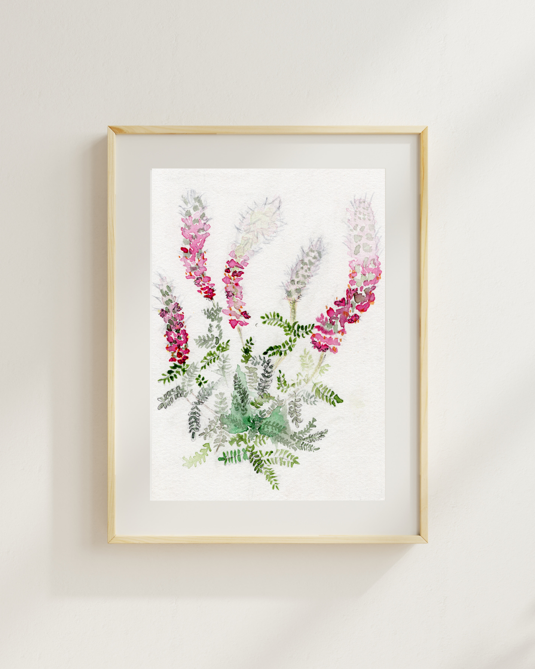 Watercolor Print Wildflower