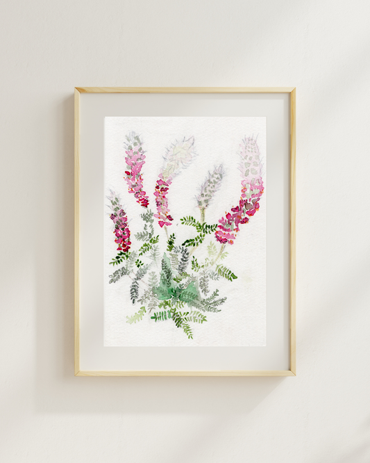 Watercolor Print Wildflower