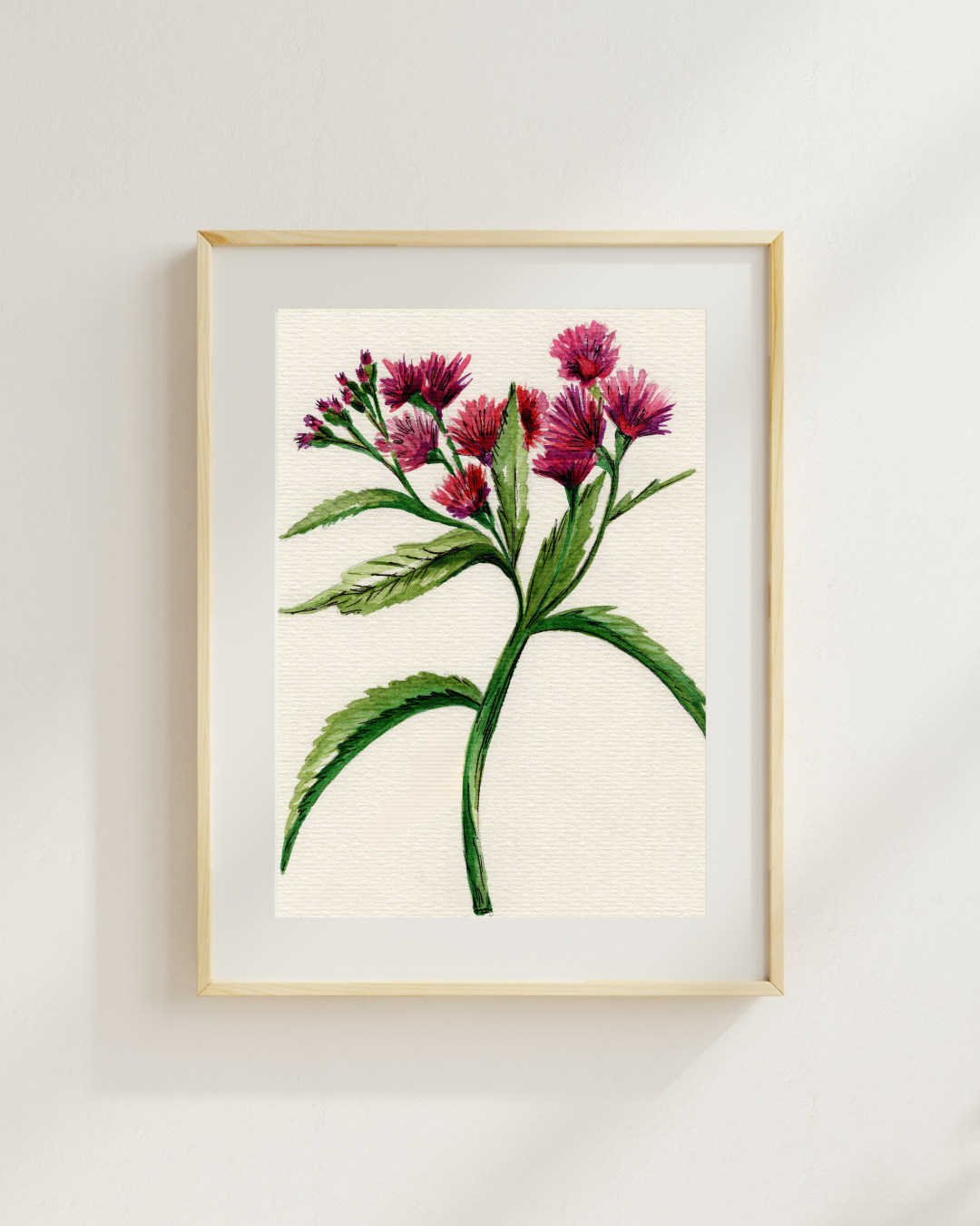 Watercolor Print Wildflower