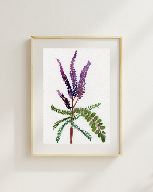 Watercolor Print Wildflower