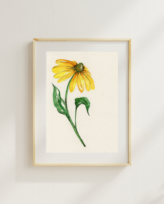 Watercolor Print Wildflower