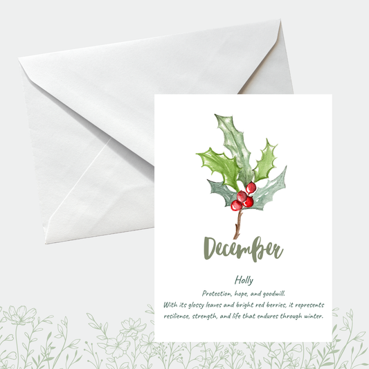 Flower meaning cards